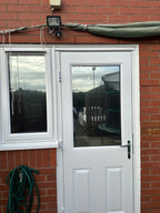 Silver Black Reflective Window Film – One Way Mirror Privacy Tint UV Blocking, Heat Control Static Cling for Home & Office