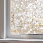 Frosted Privacy Window Film – Decorative Matte Glass Sticker Easy to Apply & Stylish for Home & Office