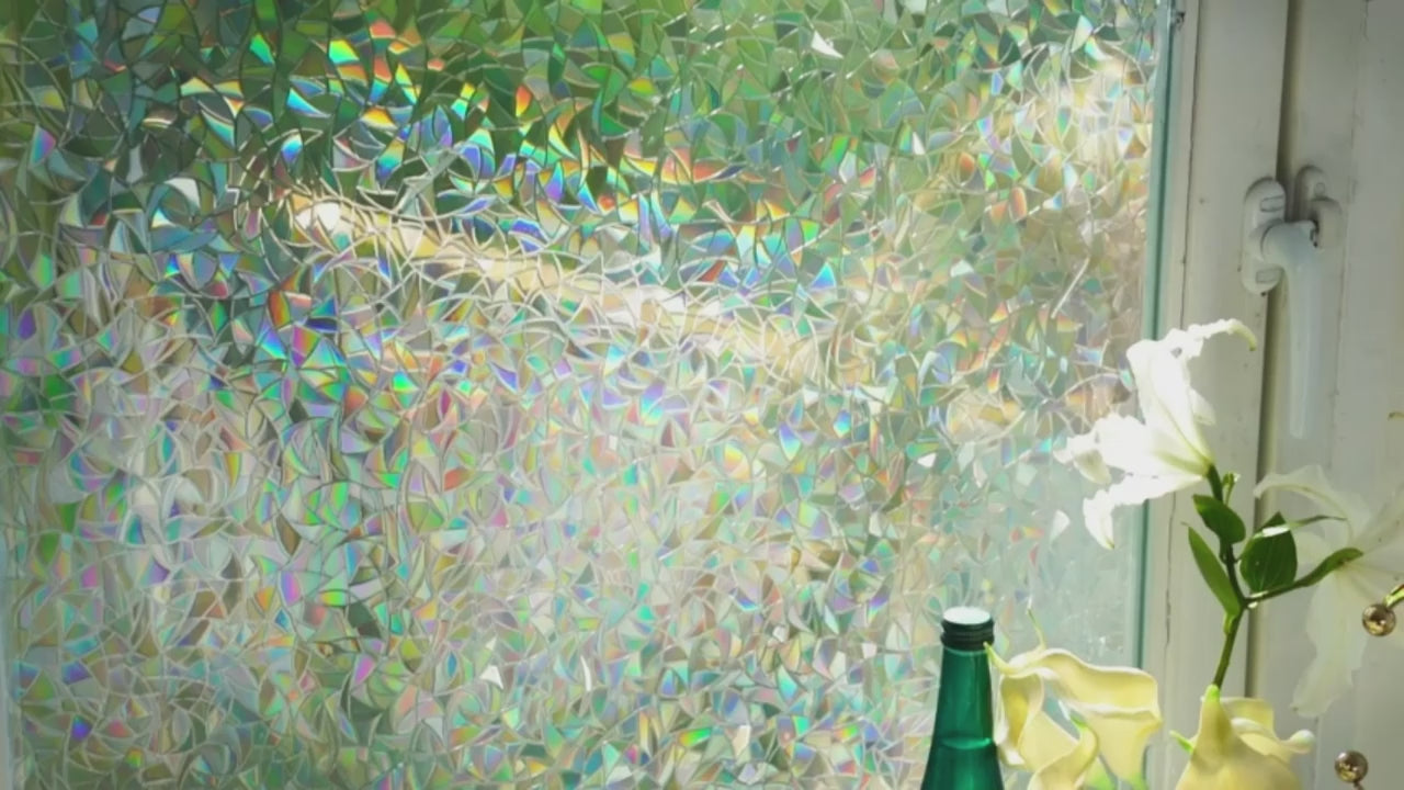 Frosted Privacy Window Film – Decorative Matte Glass Sticker Easy to Apply & Stylish for Home & Office